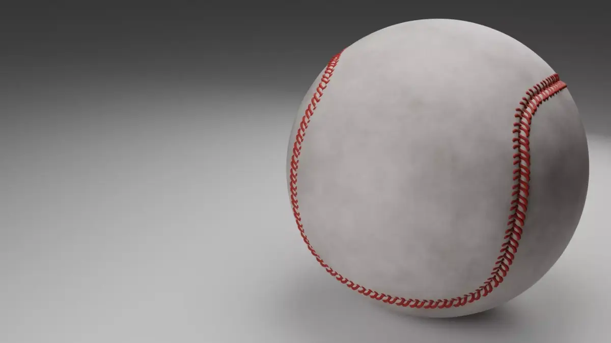 Baseball  ball 3D 3D model