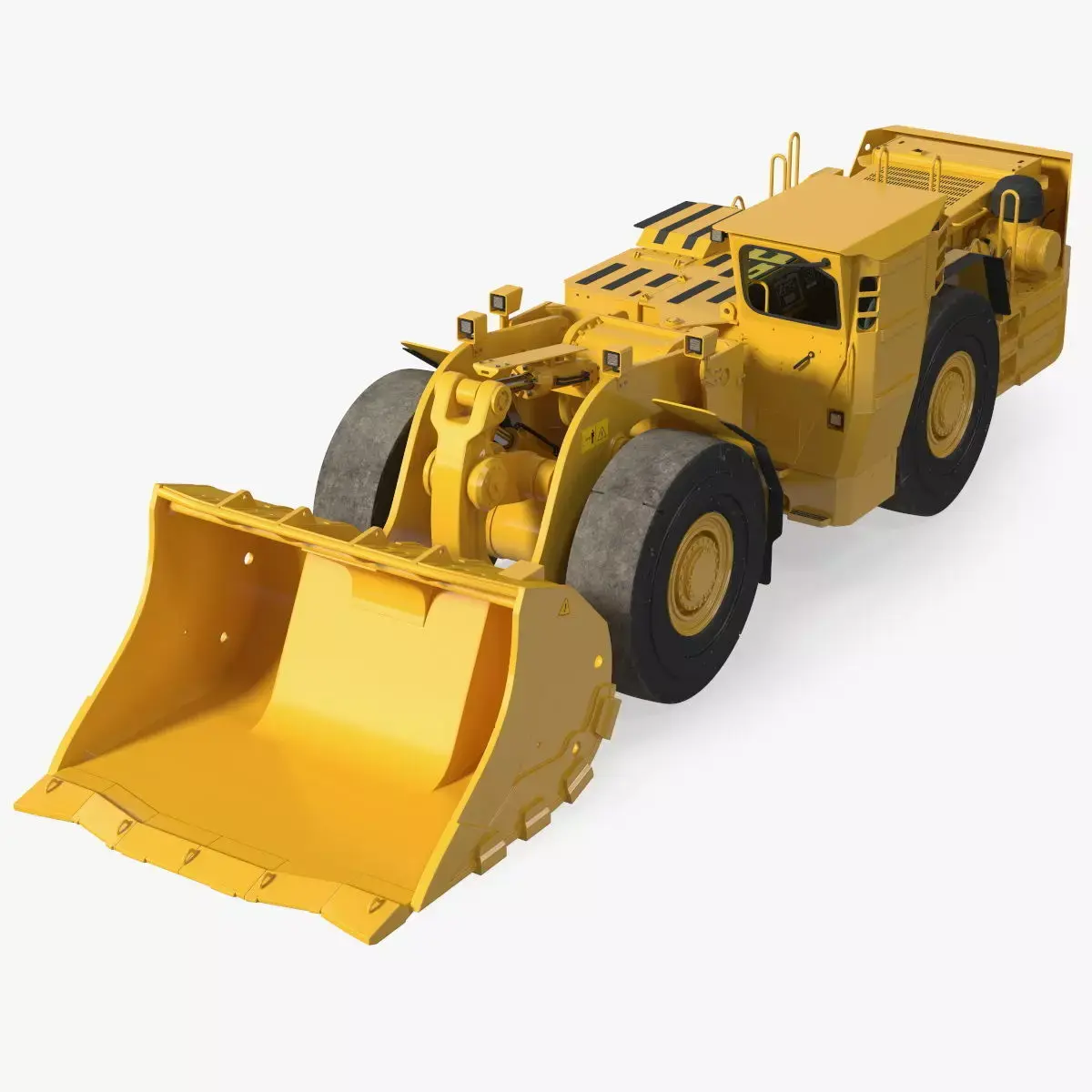 Mining Loader Cat R1600H Rigged 3D model