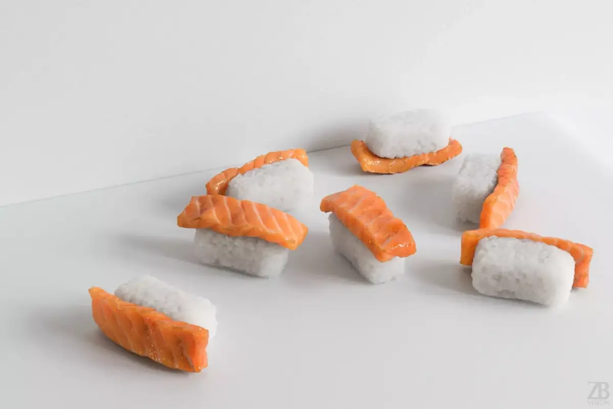 Sushi 3D model get