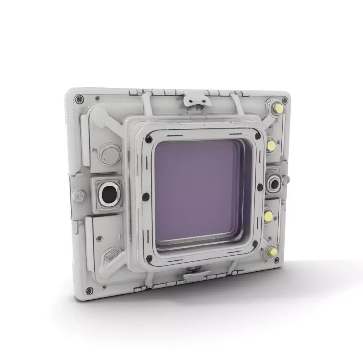 Futuristic Wall Interface model pack with Industrial Design Low-poly 3D model