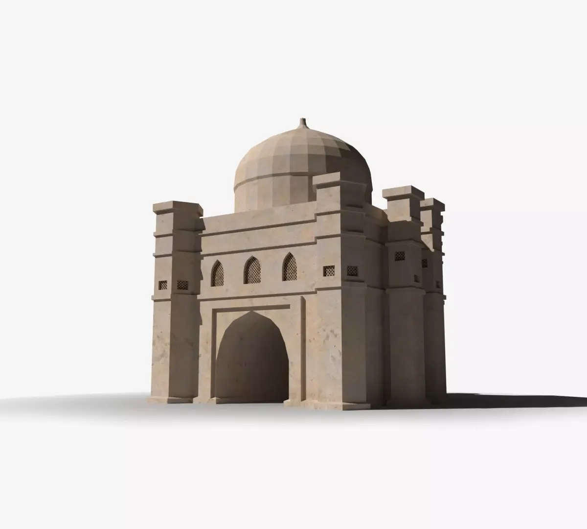 Arab x48 Low-poly 3D model