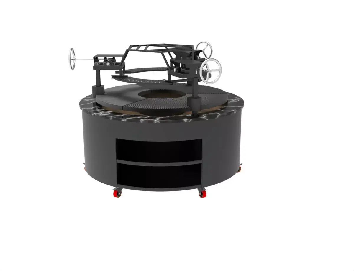 BBQ GRILL ROUND 2000 mm FOR MADE  3D model