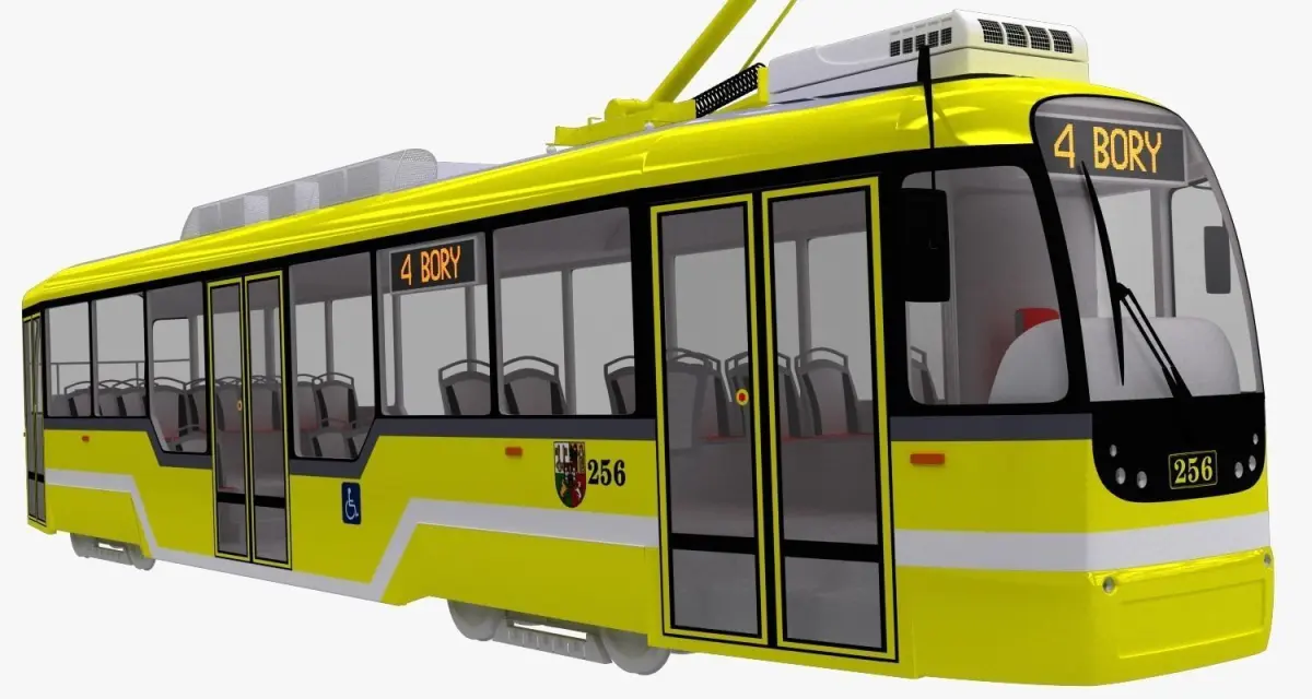 Tram VarioLF 3D model