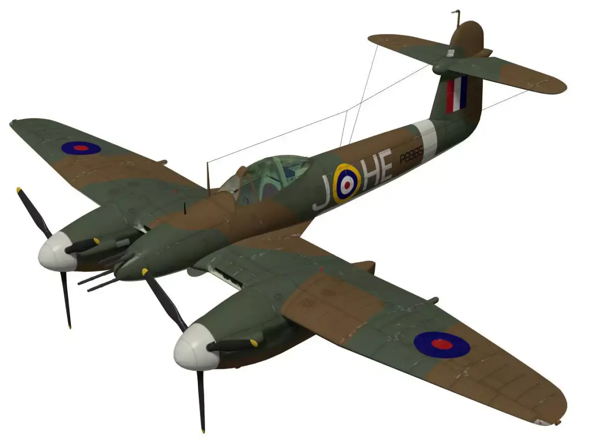Westland Whirlwind 3D model buy