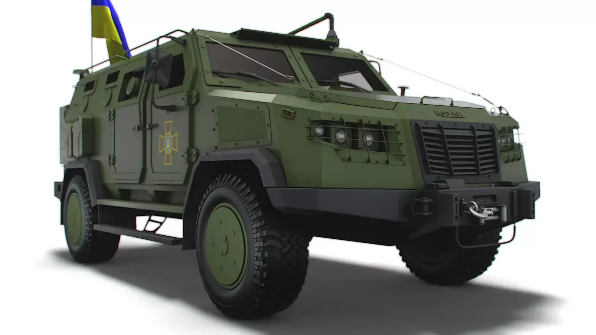 Kozak 2M1 Command Vehicle 2022 3D model