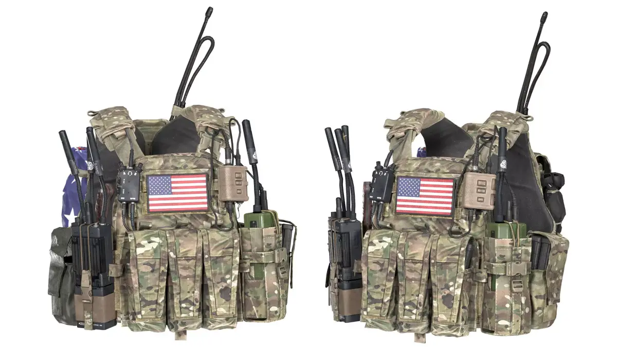 AVS PLATE CARRIER V3 Low-poly 3D model