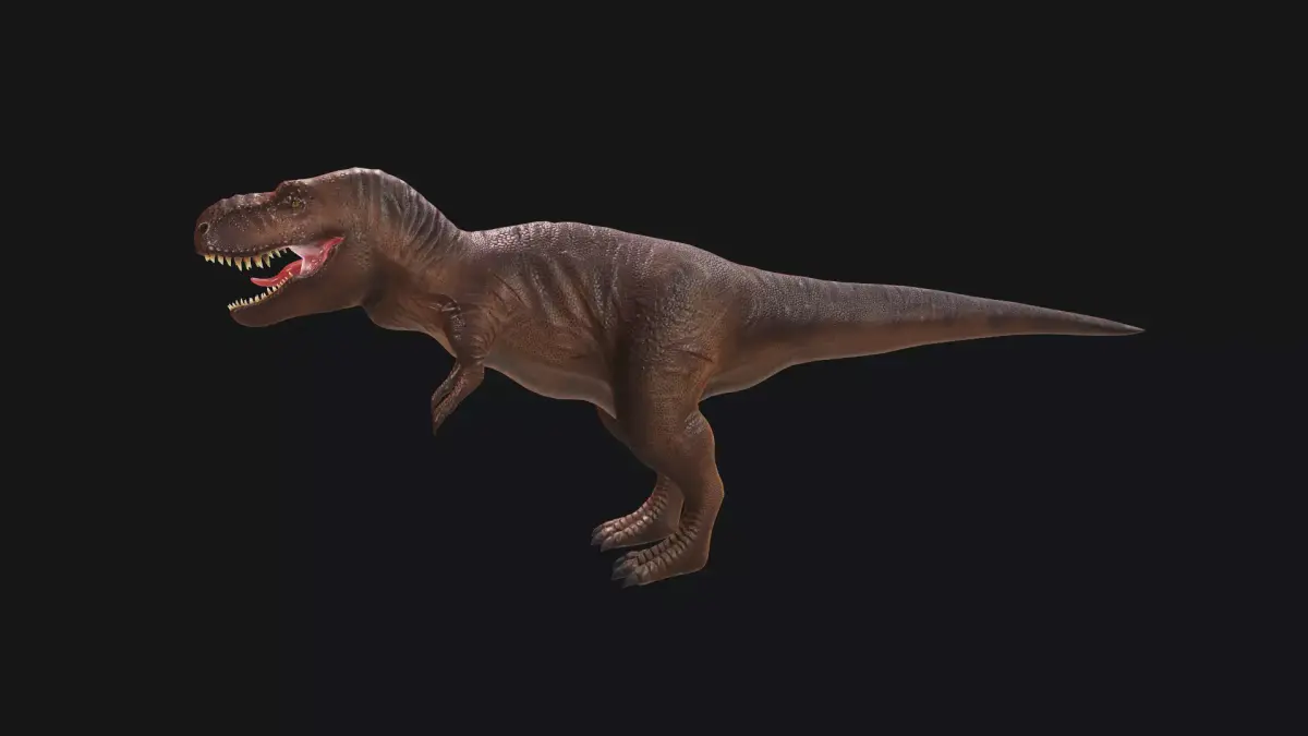 T-Rex Game  Asset Model and Texture only Low-poly 3D model