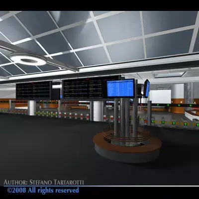 Central station 3D model buy