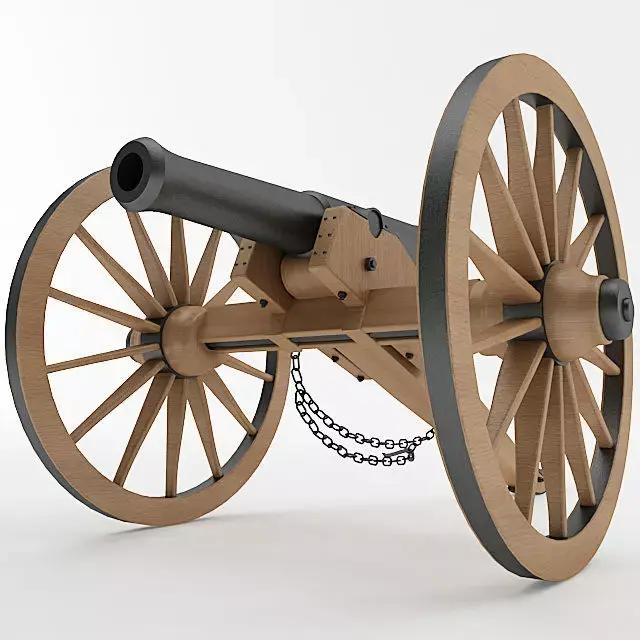 Napoleon M1841 6 Pounder Collection 3D model