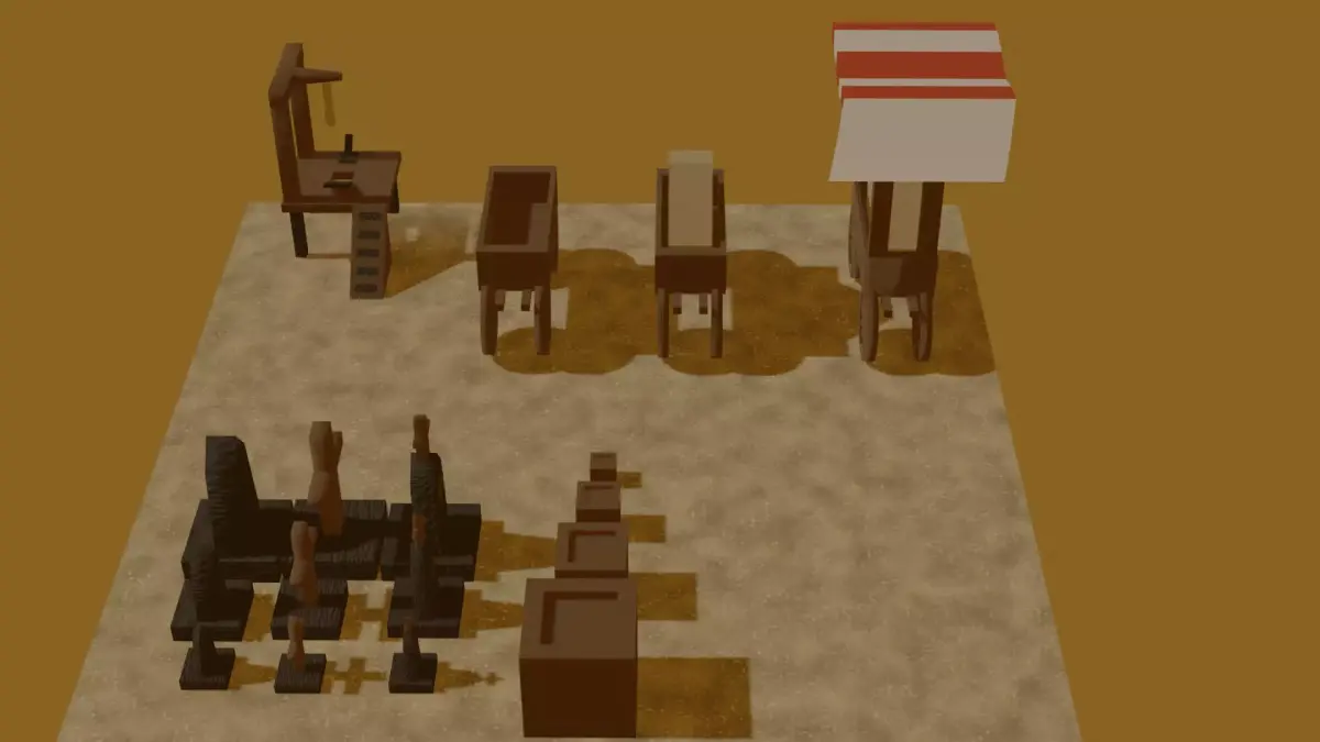 Assetpack wild west Free 3D model