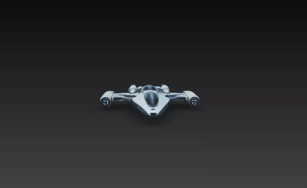 Sci-Fi Sleek Interceptor Scout Fighter 3D Print STL 3D print model