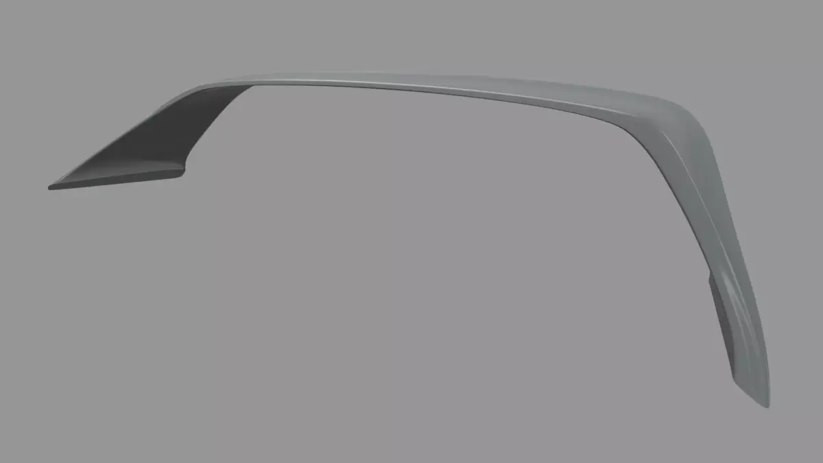 Car Spoiler Toyota Supra Low-poly 3D model