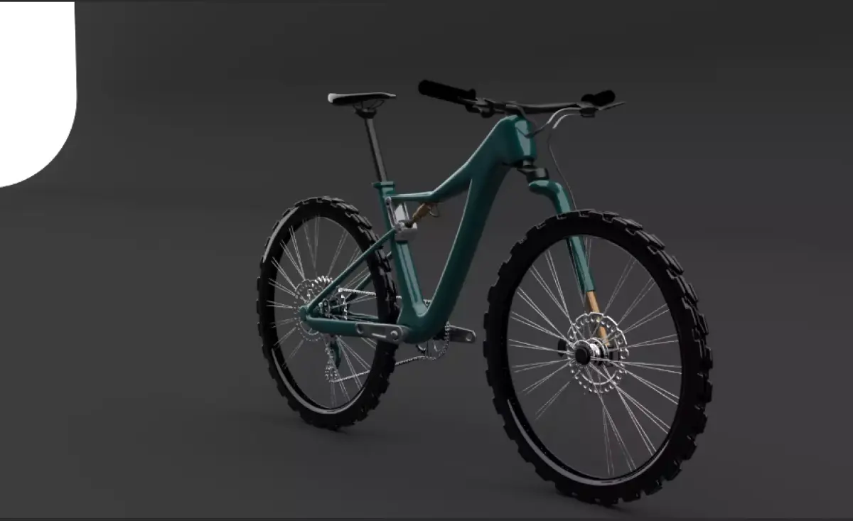 MTB Mountain Bike 2020 Model Maya Materials 3D model