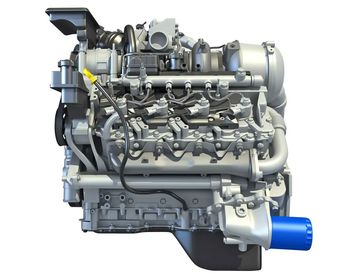 V8 Turbo Engine Models 3D model