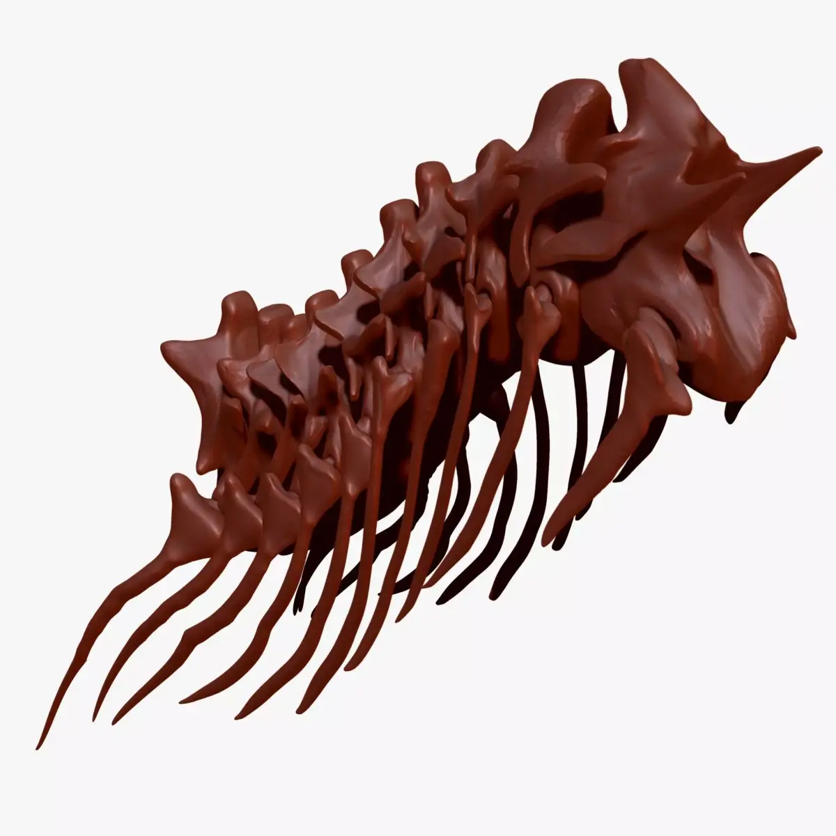 TRex Neck Set Skeletons 3D model