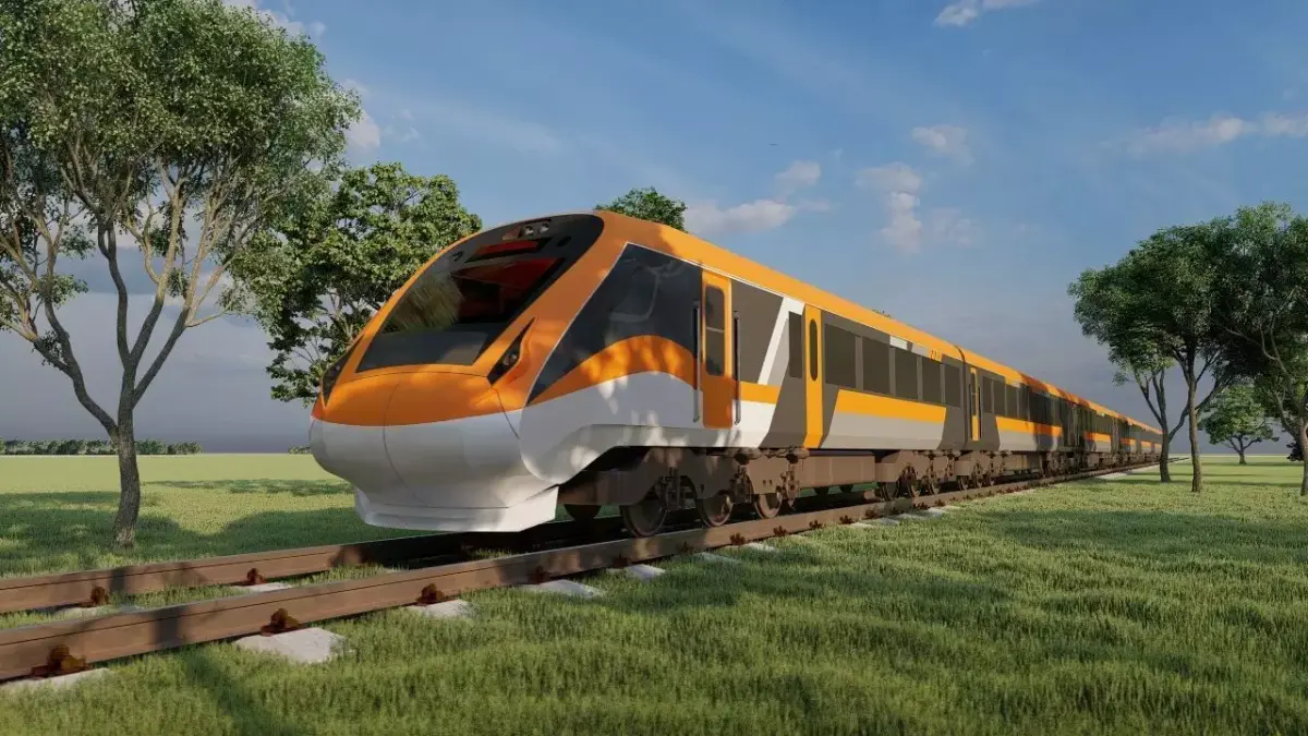 Vande Bharat Express Train Detailed 3D Model 3D model