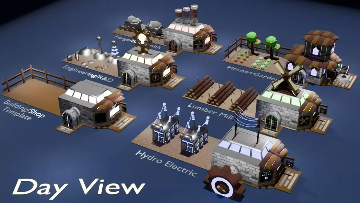 Full Game Mega Asset Pack Low-poly 3D model