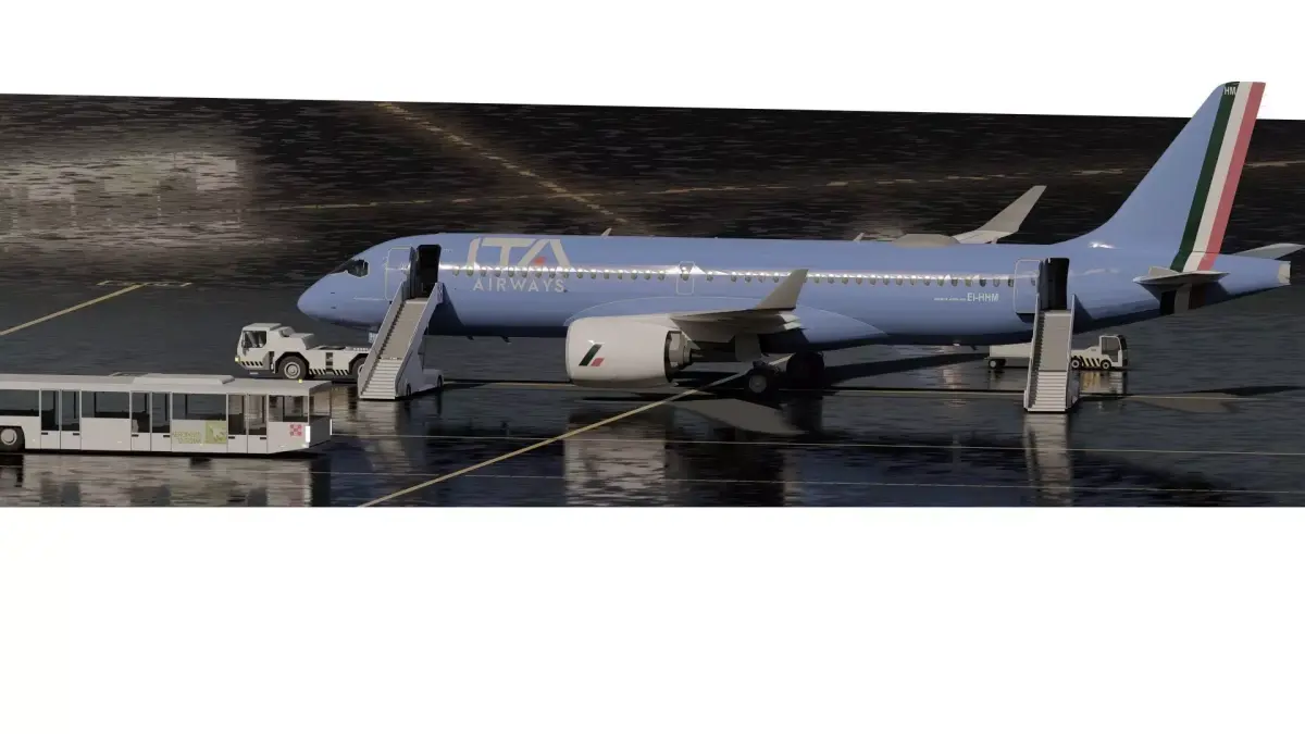 Airbus A220-300 3D model