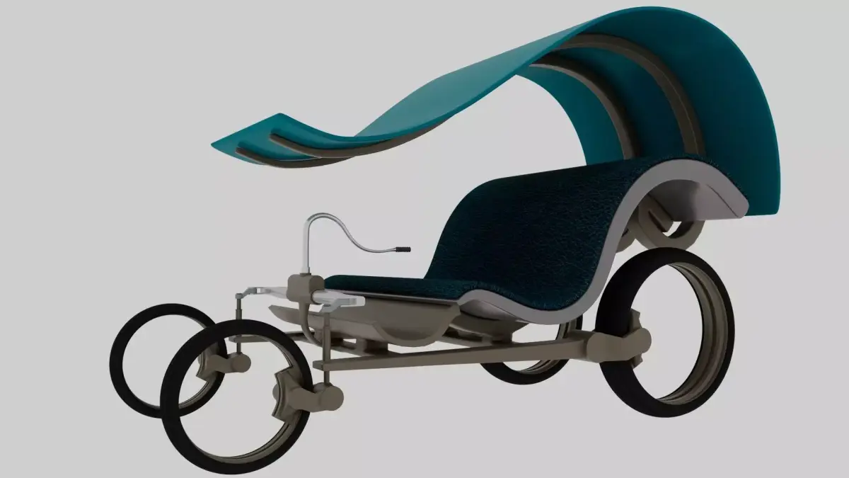Vintage Kart 3D model
