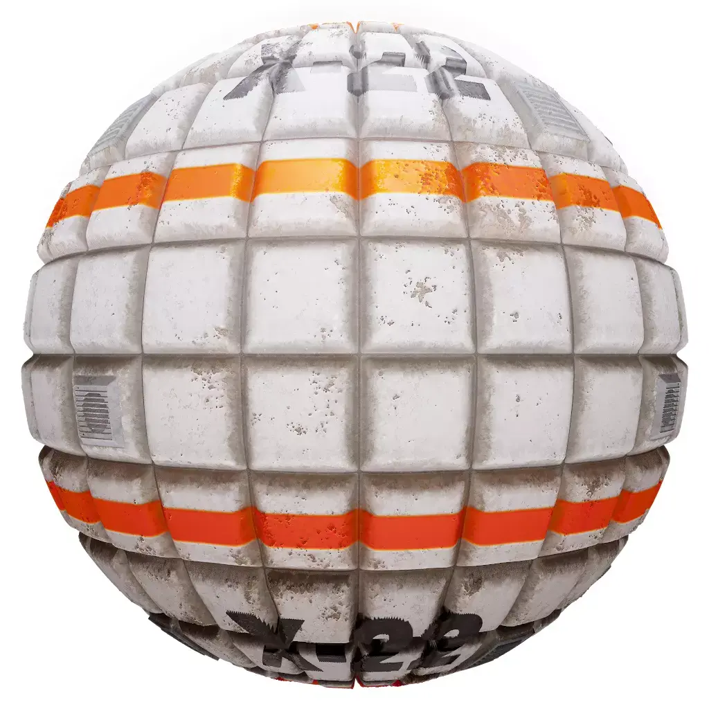 PBR Seamless Sci-Fi Texture 12 Low-poly 3D model