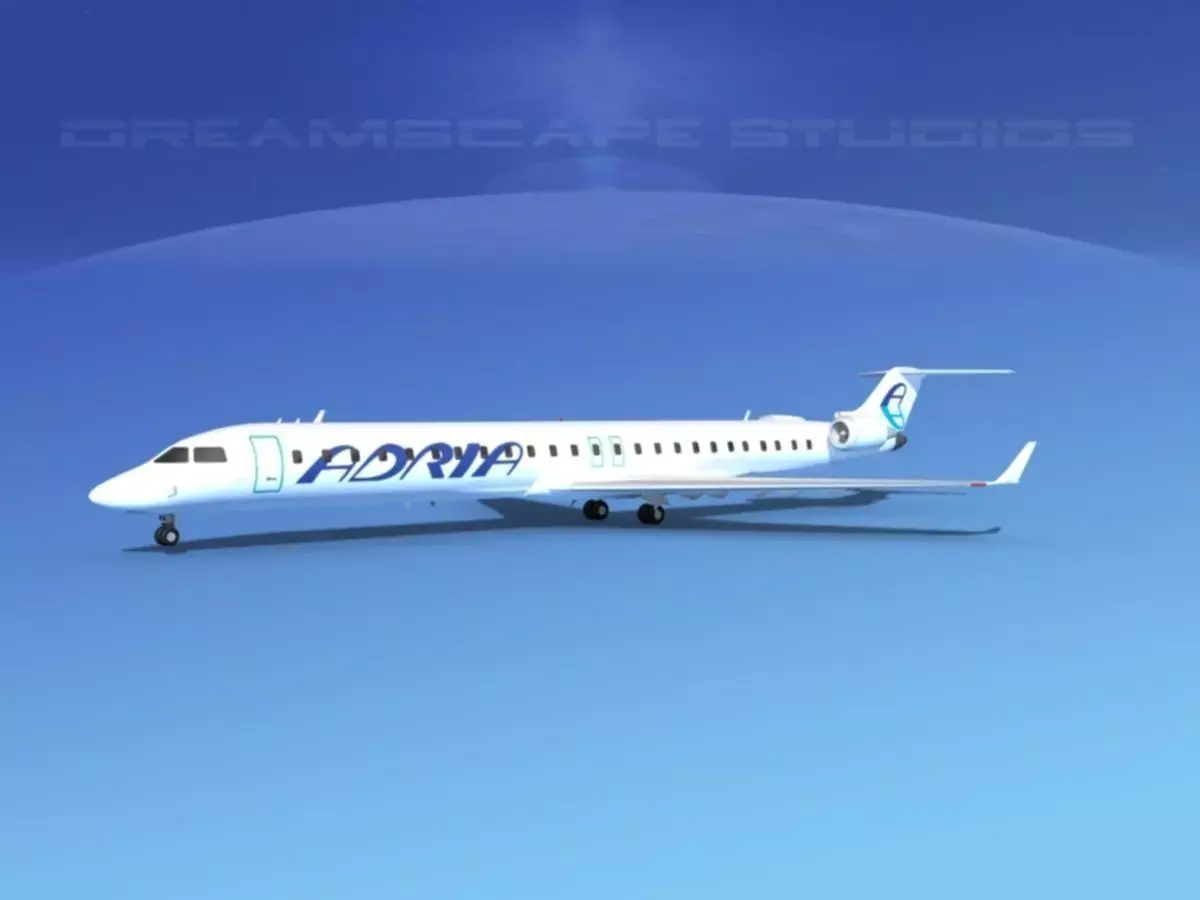 Bombardier CRJ1000 Adria 3D model