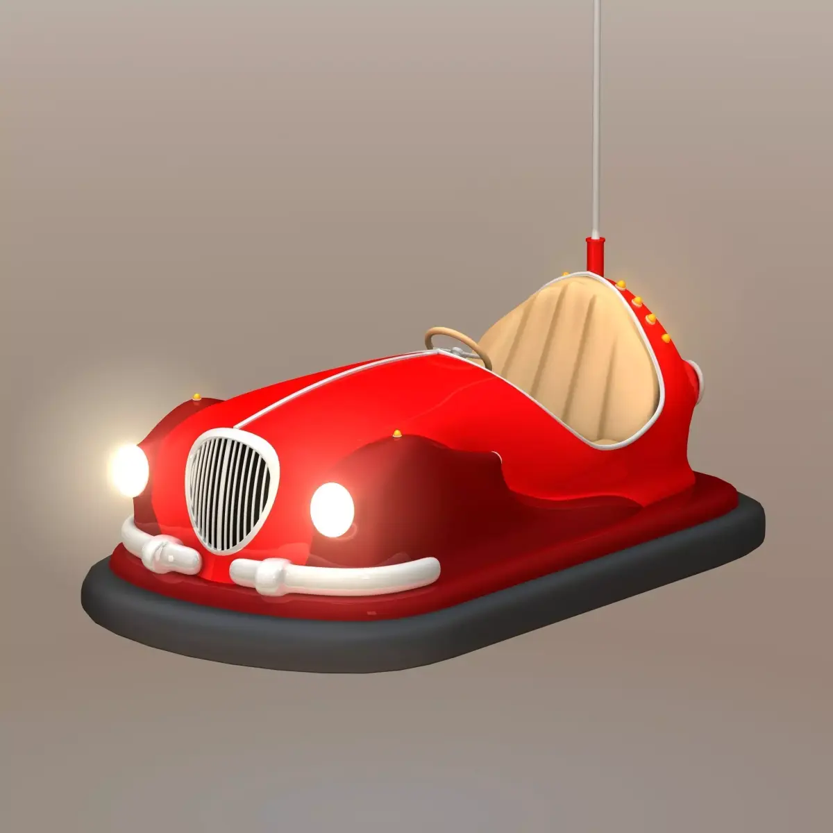 bumper car Free 3D model