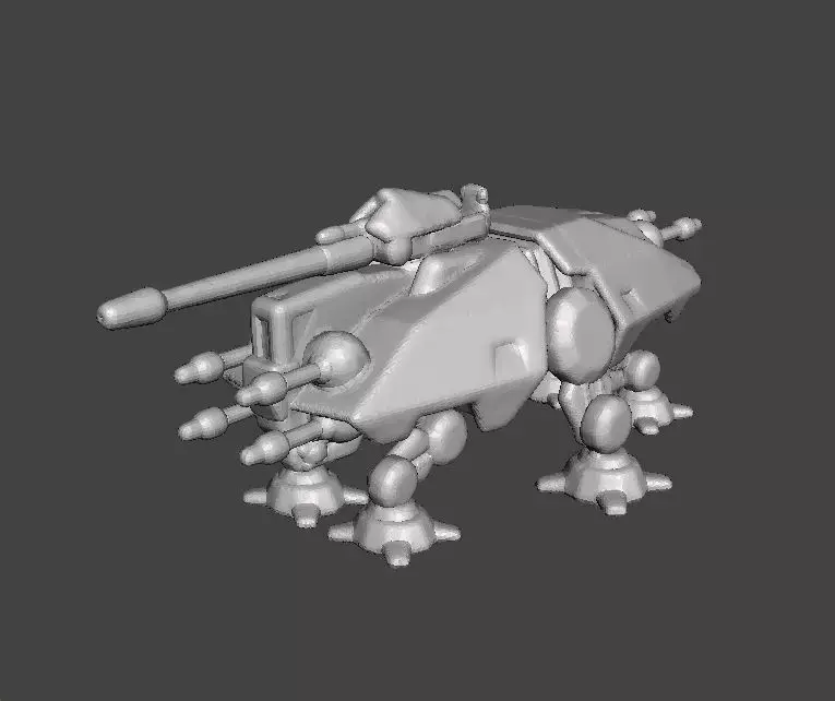 6MM SCALE AT-TE WALKER MINIATURE MODEL FOR SCIFI GAMES EPIC 3D print model