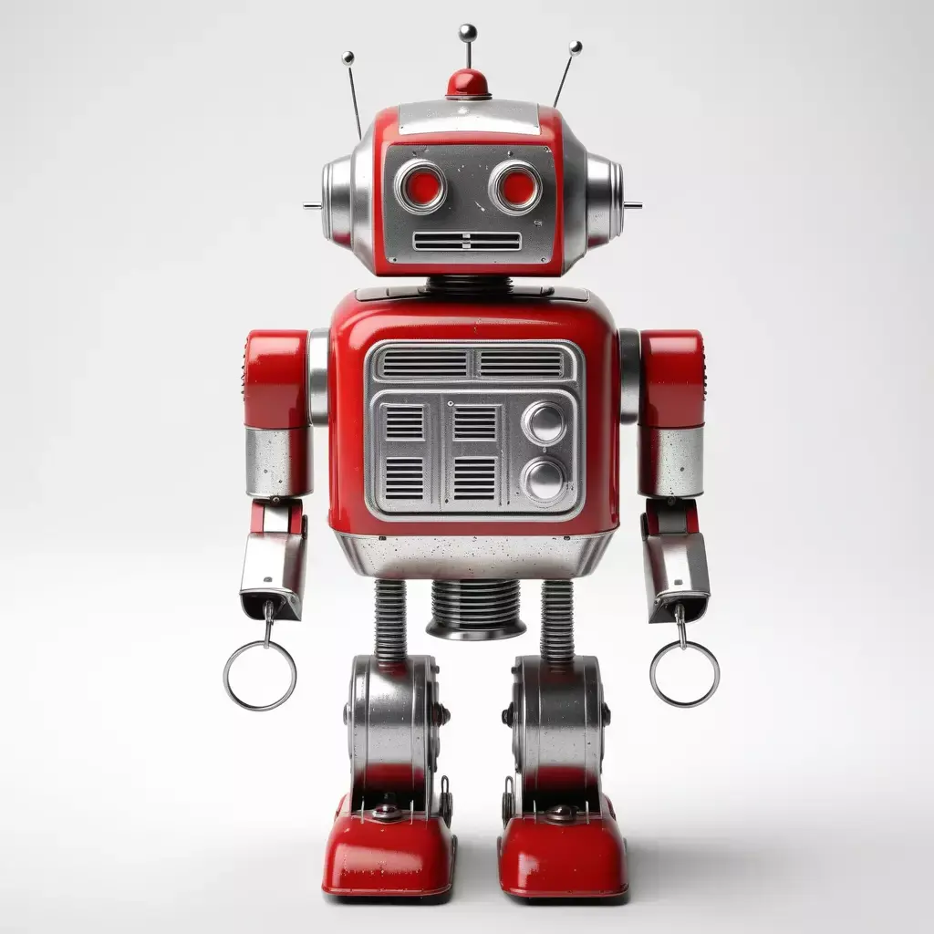 Retro SciFi Robot Toy Model 3D model