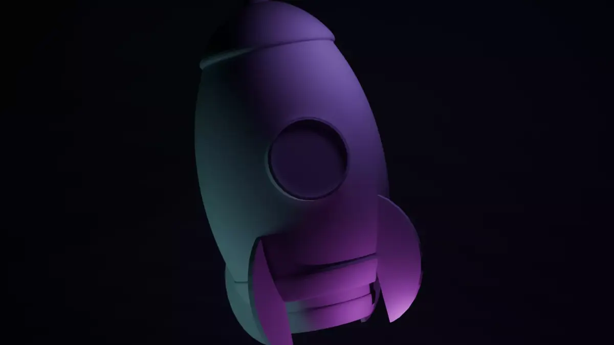 rocket modeling for animation 3D model