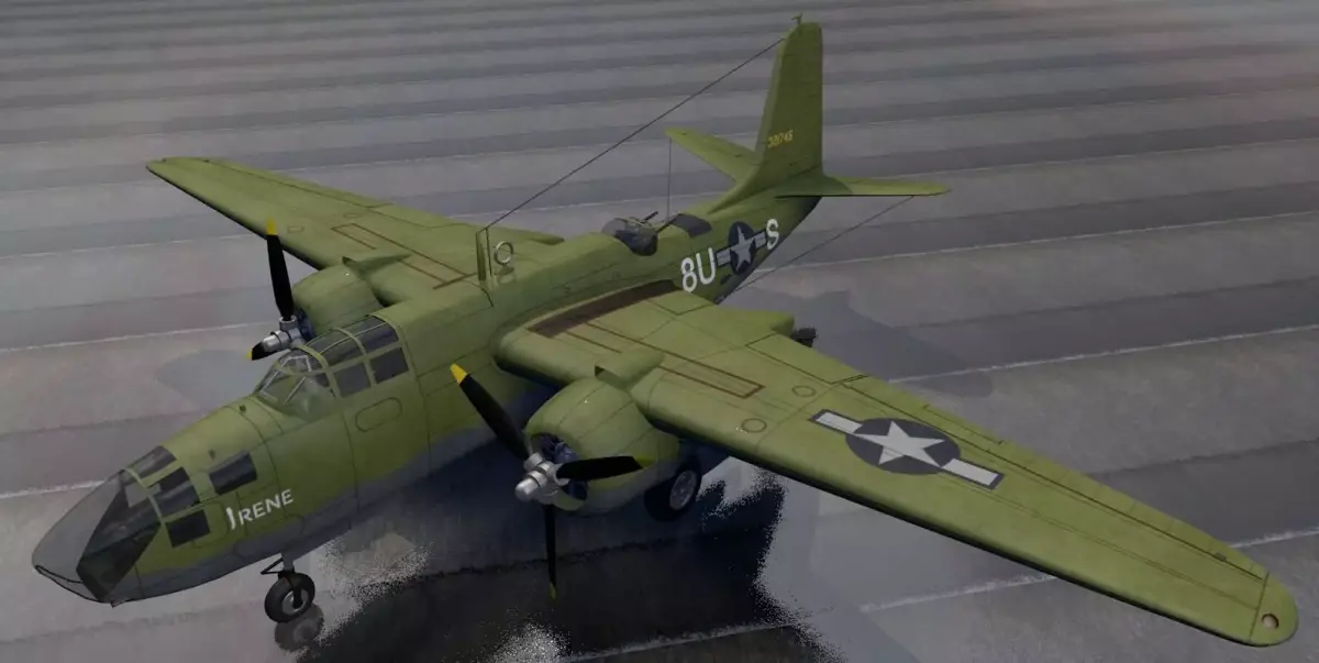 Douglas A-20J Havoc - Boston Mk-5 3D model