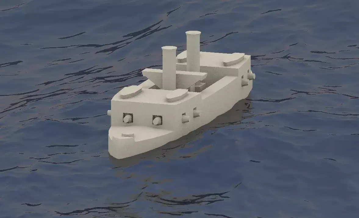 Brazilian Ironclad Cabral 3D print model
