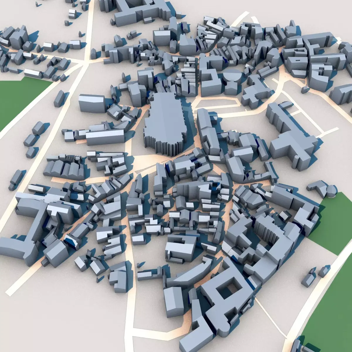 Saint-Lazare Cathedral Autun France 3D model