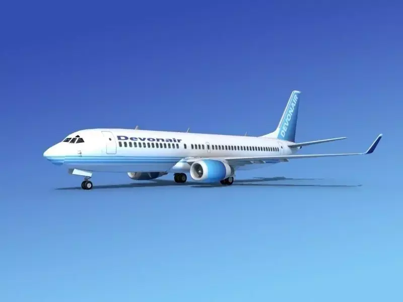 Boeing 737-800 DevonAir 3D model