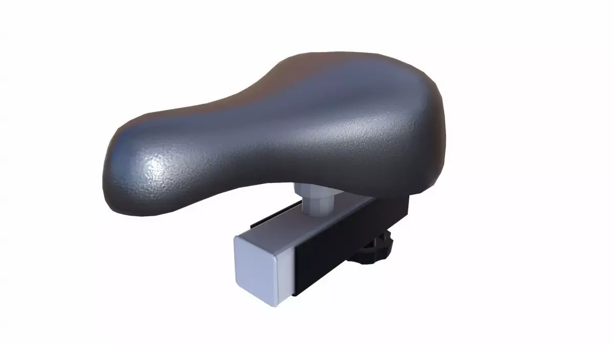 Bicycle Seat Low-poly 3D model get