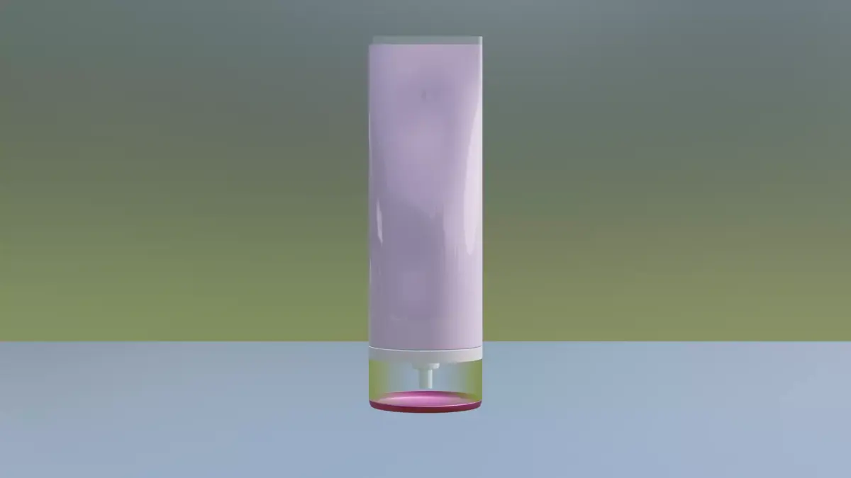 3d facewash tube modeling 3D model