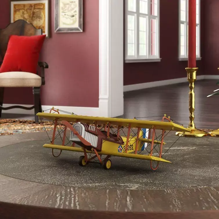 1918 Curtiss JN-4 Model Plane 3D model get