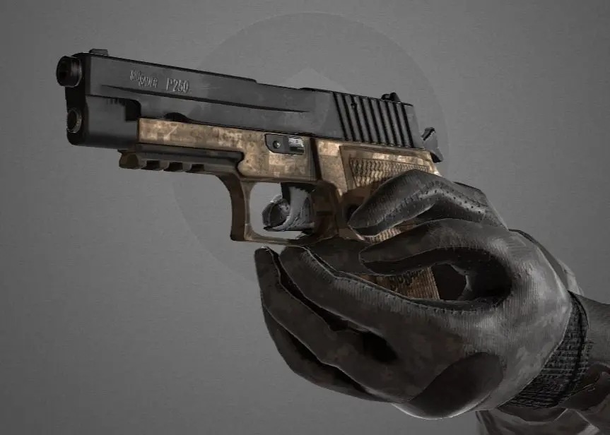 Sig Sauer P250 - Gamepoly Free low-poly 3D model