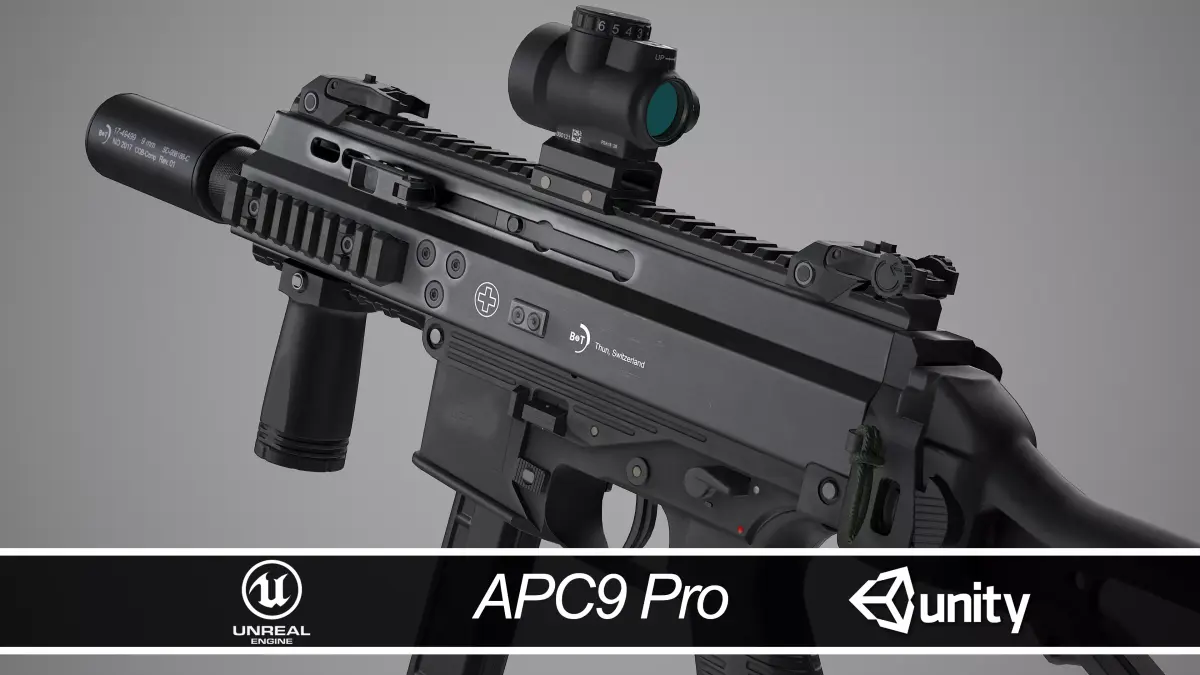 BT APC9 Pro Low-poly 3D model
