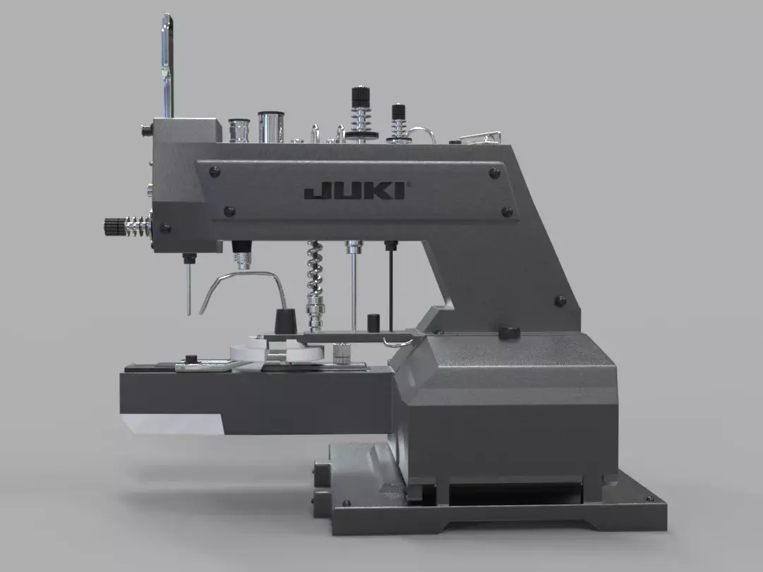 JUKI MB373 3dmodel Low-poly 3D model