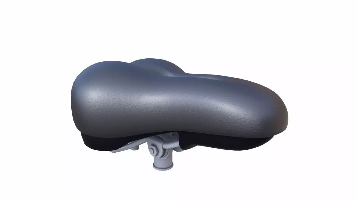 Bicycle Seat Low-poly 3D model 3