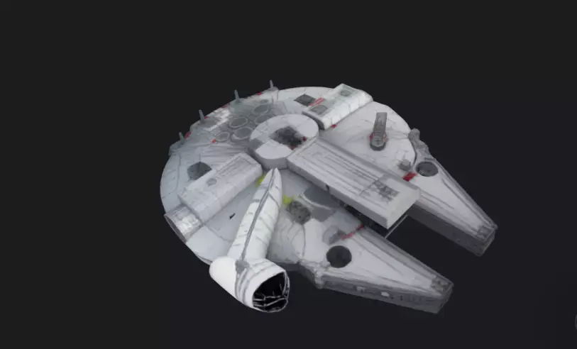 Space Freighter Spaceship 3D Model 3D model