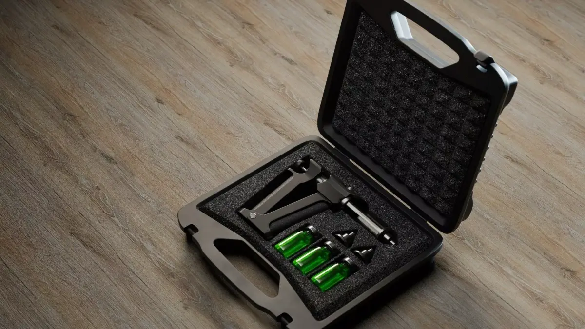 serum injection kit Low-poly 3D model