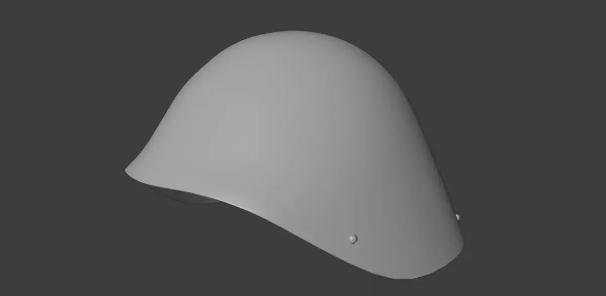 Greek Army M34 Helmet  Low-poly 3D model