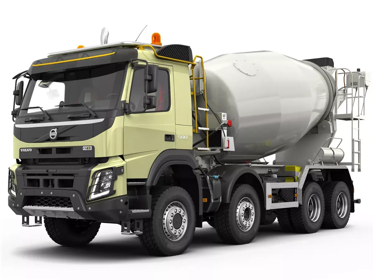 Volvo FMX 2014 Mixer 3D model