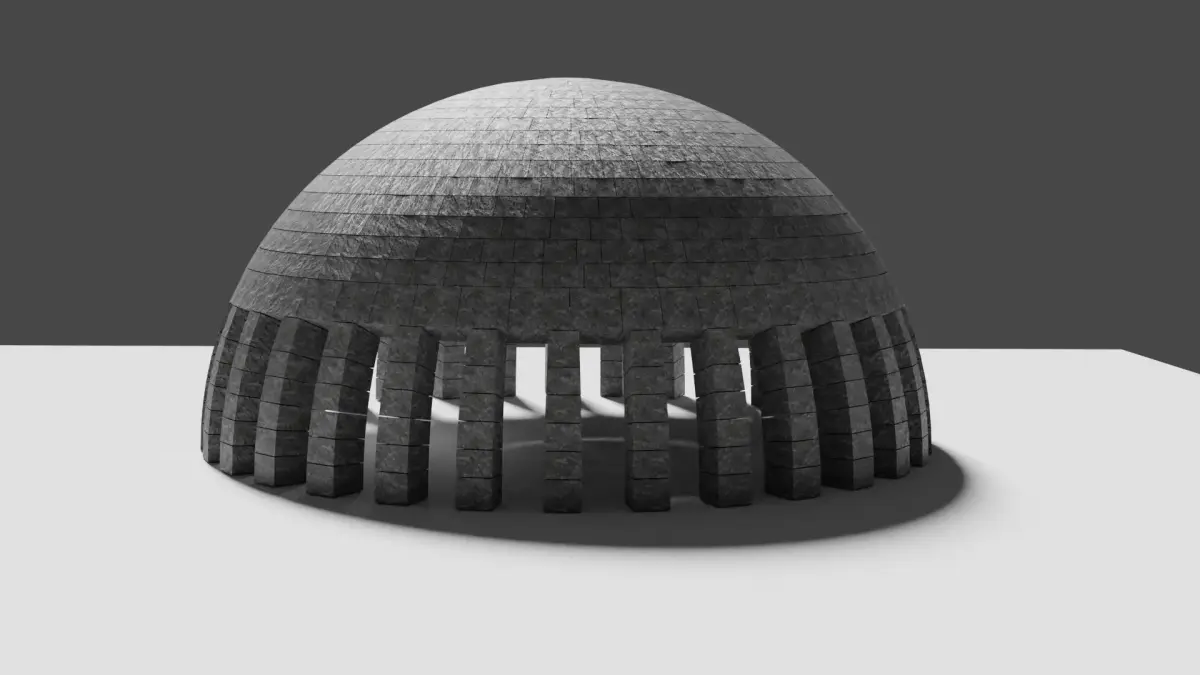 Ancient Temple 3D model