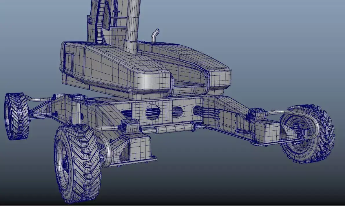  Genie SX180  Telescopic Boom Lift 3D model