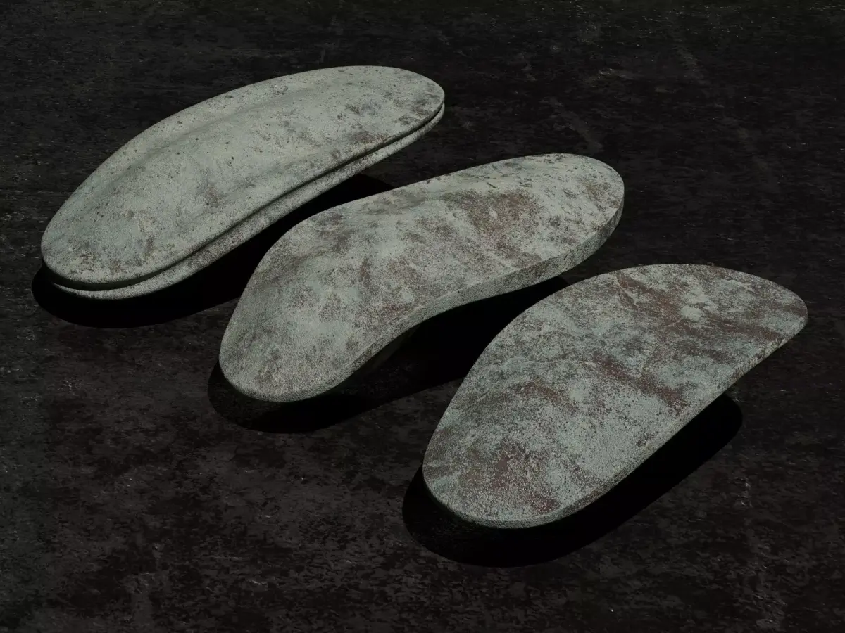 New UNMA Collection - UNMA-B-C-D - Flying Artifacts 3D model