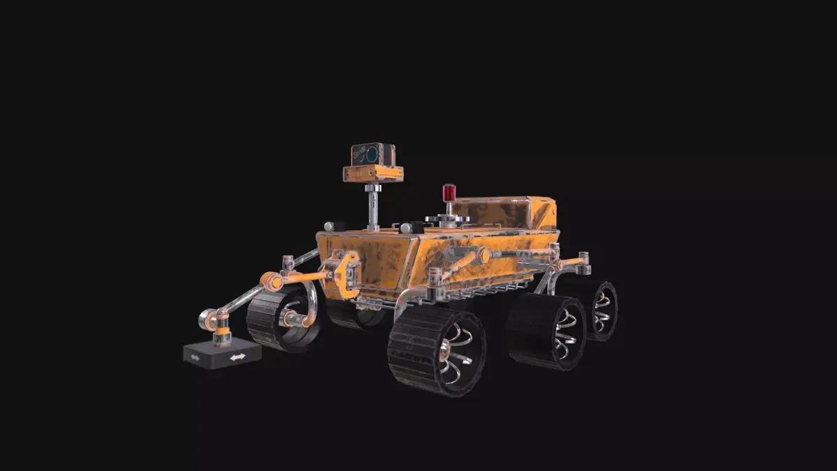 Mars Rover 4 in 1 3D model