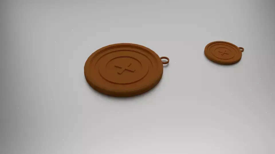 Part of Fortune Pendant 3D print model