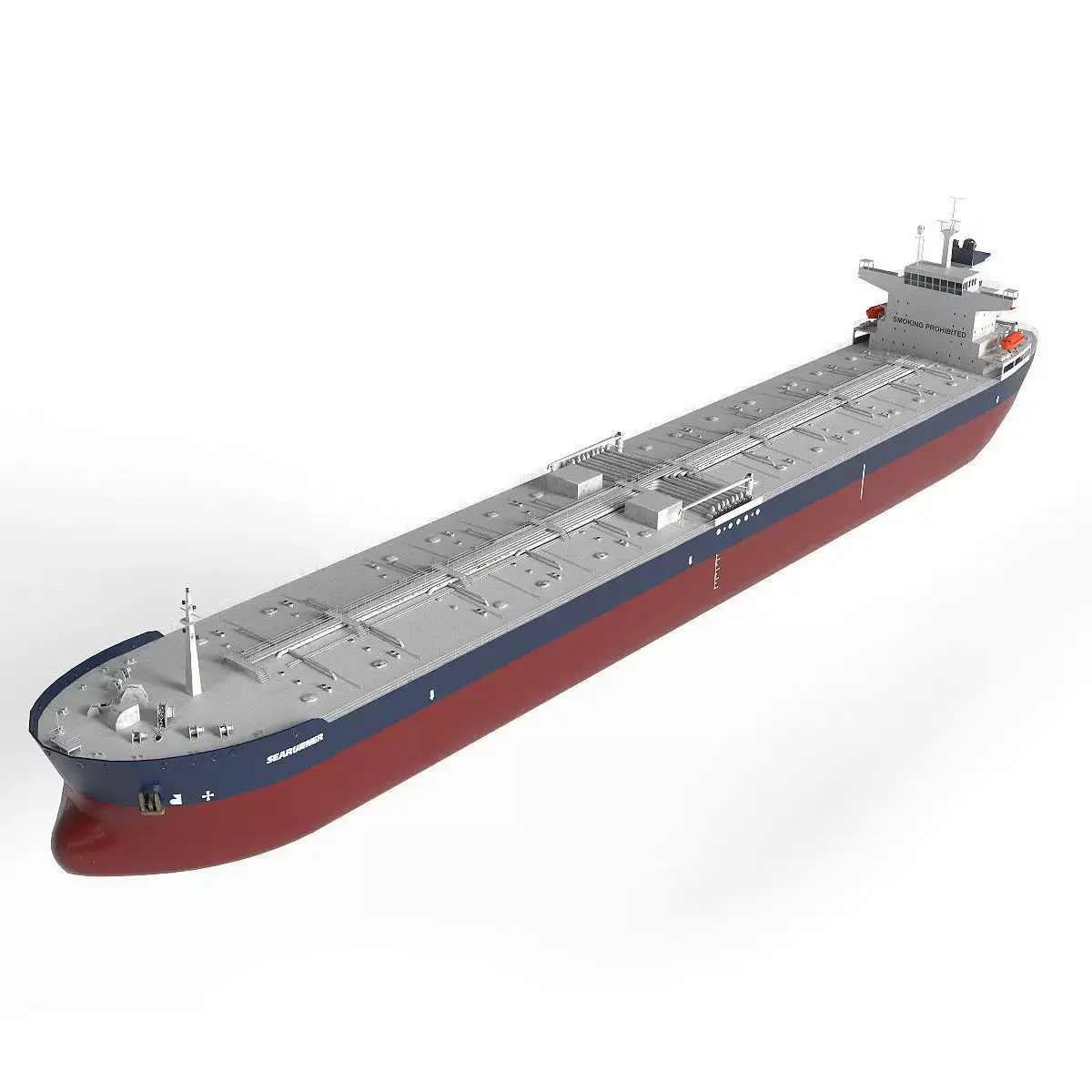 Tanker Panamax Low-poly 3D model